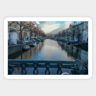 Amsterdam City View Sticker